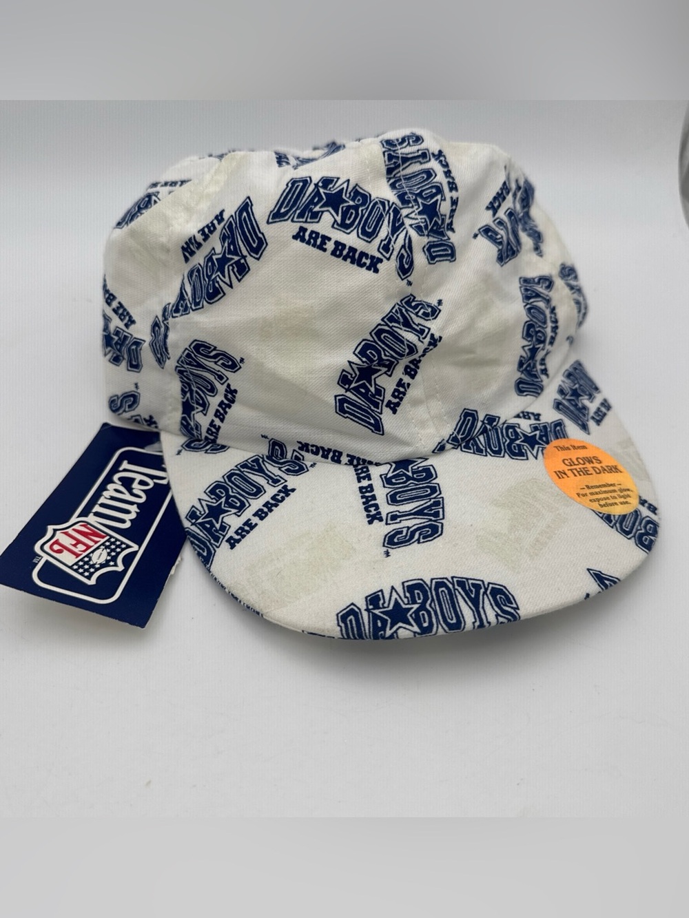New Vintage Dallas Coyboys Da Boys Glow In The Dark Hat Cap Football
